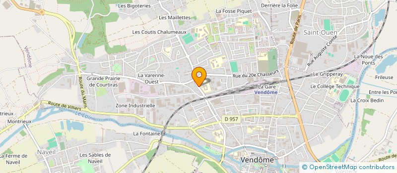 localisation de l'entreprise GUN ETANCHE  VENDOME