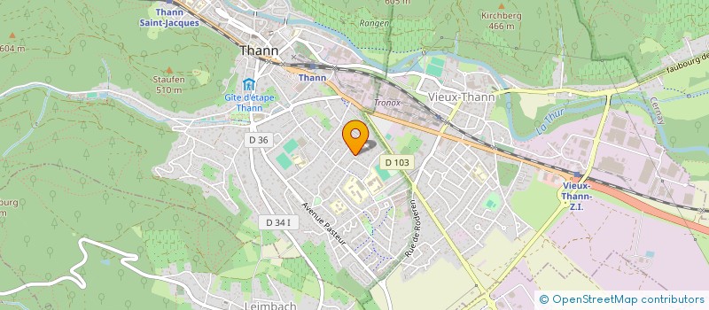 localisation de l'entreprise GUN.K SARL  THANN