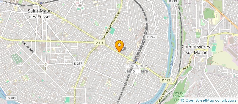 localisation de l'entreprise GUN SERVICE  SAINT-MAUR-DES-FOSSES