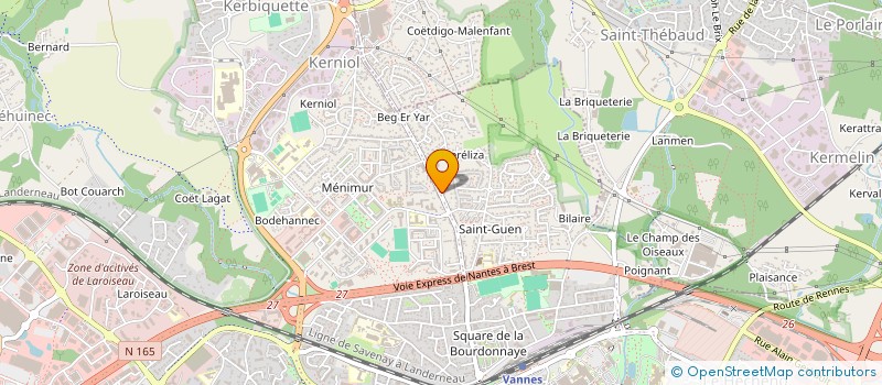 localisation de l'entreprise GUNAY à VANNES