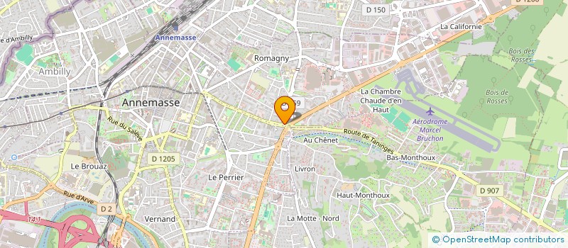 localisation de l'entreprise GUNAY à ANNEMASSE