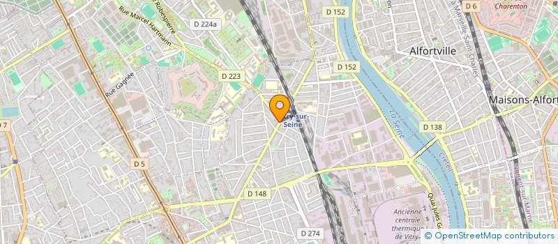 localisation de l'entreprise GUNAYDIN à VITRY-SUR-SEINE