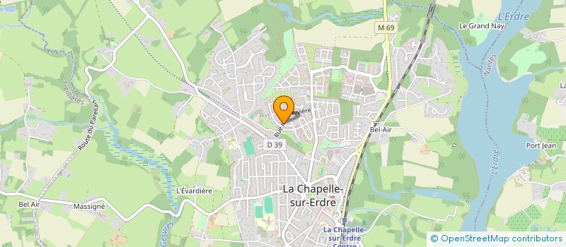localisation de l'entreprise GUNDEL  LA CHAPELLE-SUR-ERDRE