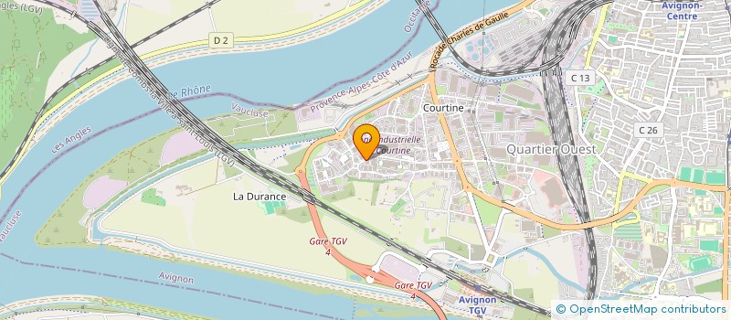 localisation de l'entreprise GUNDES  AVIGNON