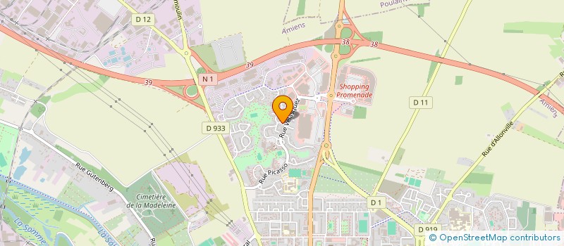 localisation de l'entreprise GUNDO  AMIENS