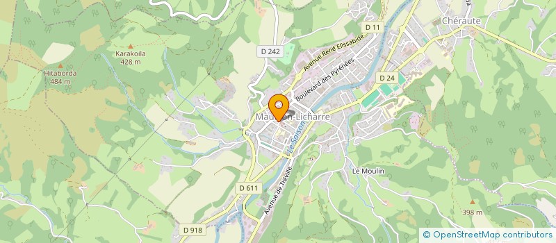 localisation de l'entreprise GUNEA ELKARTEA à MAULEON-LICHARRE