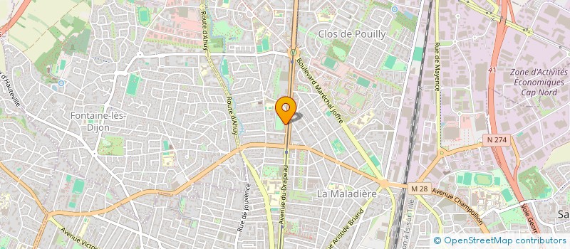 localisation de l'entreprise GUNER BATIMENT  DIJON