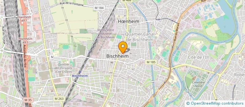 localisation de l'entreprise GUNER CHAPE  BISCHHEIM