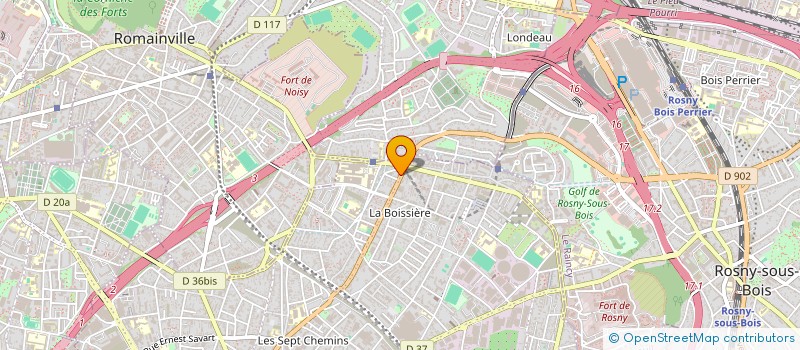 localisation de l'entreprise GUNES à MONTREUIL