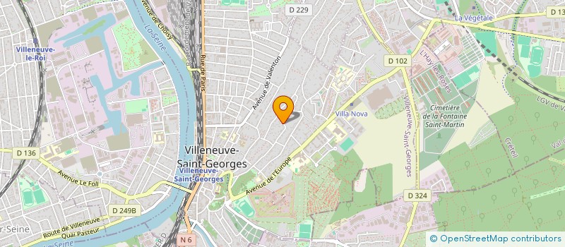 localisation de l'entreprise GUNEY  VILLENEUVE-SAINT-GEORGES