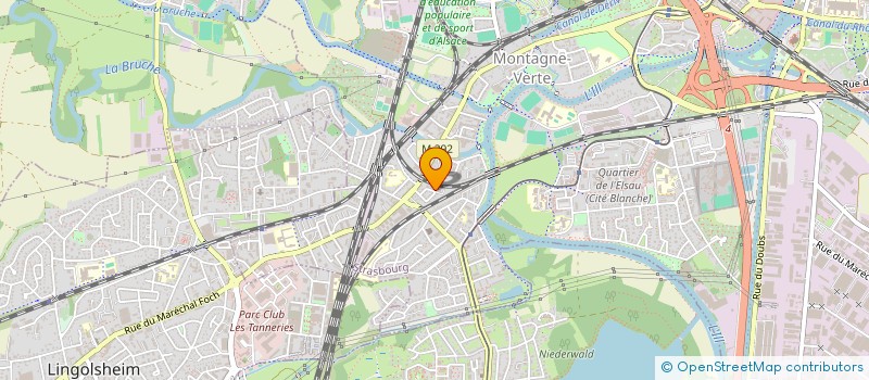localisation de l'entreprise GUNEY ENERGIE à STRASBOURG