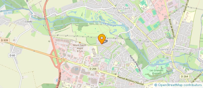 localisation de l'entreprise GUNG-HO à ARRAS