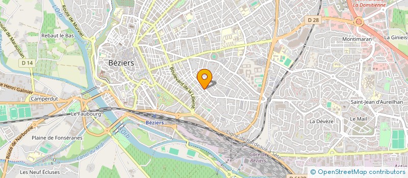 localisation de l'entreprise GUNGOR CONSTRUCTION  BEZIERS
