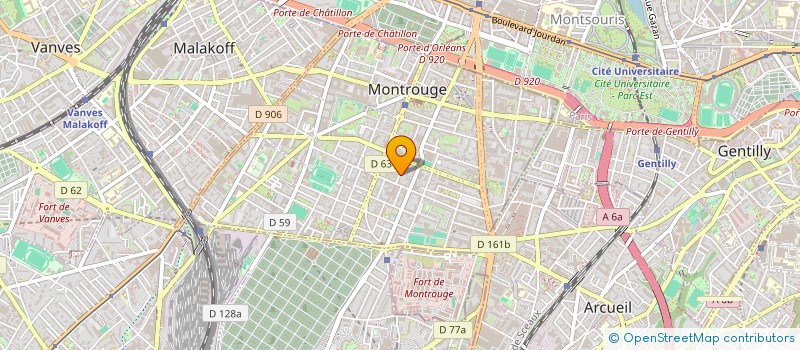 localisation de l'entreprise GUNGOR DIFFUSION à MONTROUGE