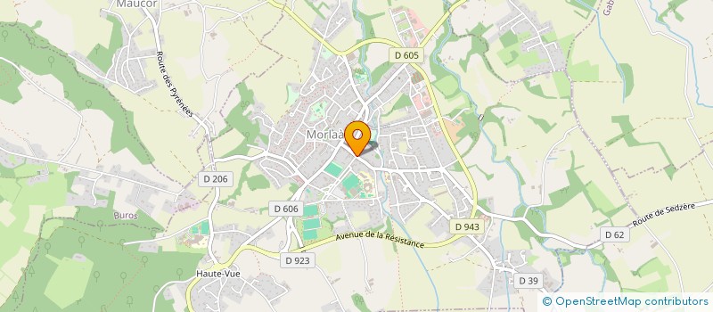 localisation de l'entreprise GUNS CAR  MORLAAS