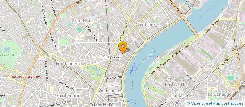 localisation de l'entreprise GUNS OF LA GARONNE  BORDEAUX