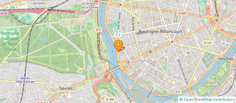 localisation de l'entreprise GUNSENHEIMER MANAGEMENT CONSULTANTS à BOULOGNE-BILLANCOURT