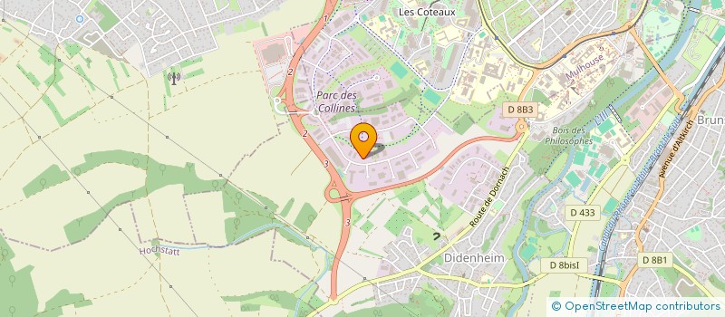 localisation de l'entreprise GUNTHART DEKOR FRANCE à BRUNSTATT-DIDENHEIM
