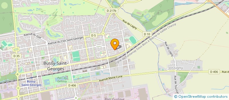 localisation de l'entreprise GUO ZHANGLONG  BUSSY-SAINT-GEORGES