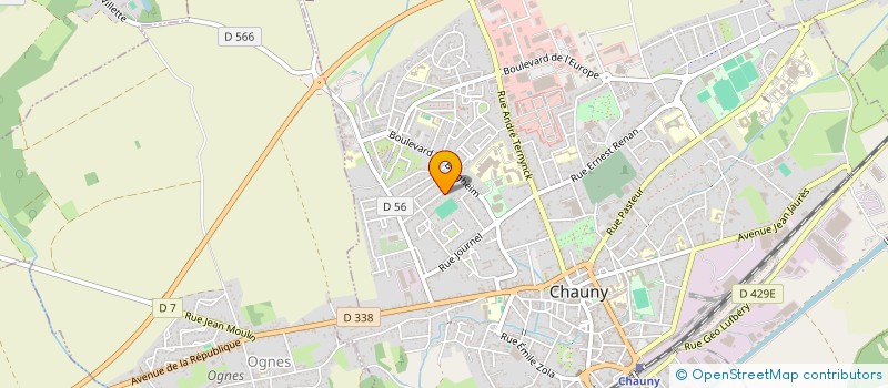 localisation de l'entreprise GUPPY  CHAUNY