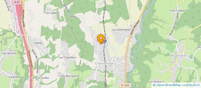 localisation de l'entreprise GUR à ANNECY
