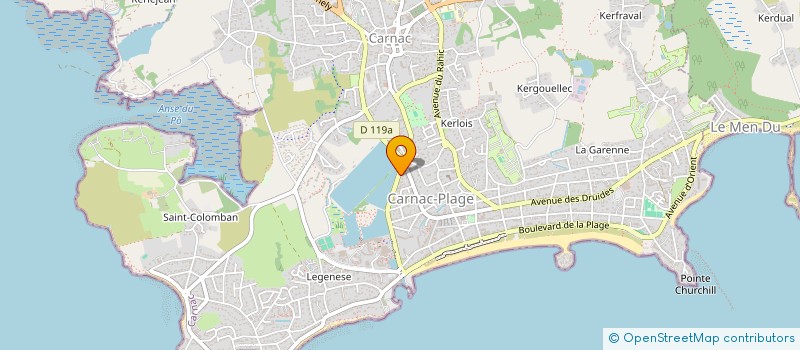 localisation de l'entreprise GURAK FAMILY  CARNAC