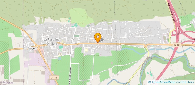 localisation de l'entreprise GURE ETXEA  LA FARE-LES-OLIVIERS