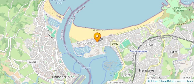 localisation de l'entreprise GURE ETXEA  HENDAYE