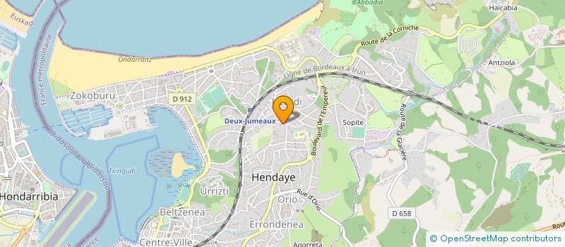 localisation de l'entreprise GURE IKASTOLA SEASKE HENDAIA à HENDAYE