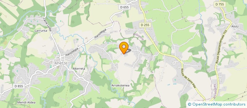 localisation de l'entreprise GURE LANA  AHETZE