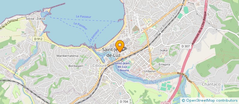 localisation de l'entreprise GUREAK  SAINT-JEAN-DE-LUZ