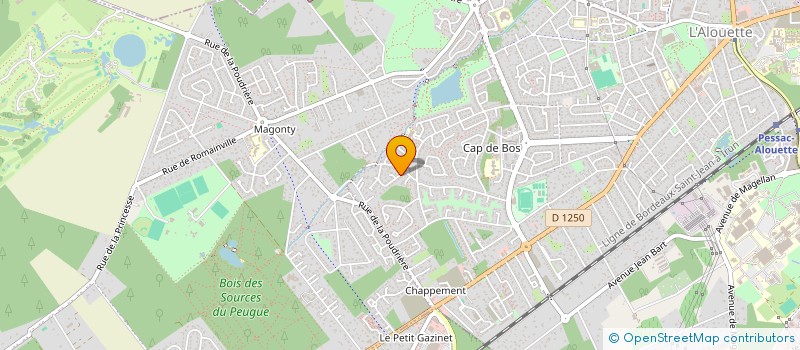 localisation de l'entreprise GUREHABIA  PESSAC