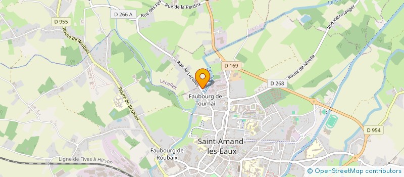 localisation de l'entreprise GUREJE à SAINT-AMAND-LES-EAUX