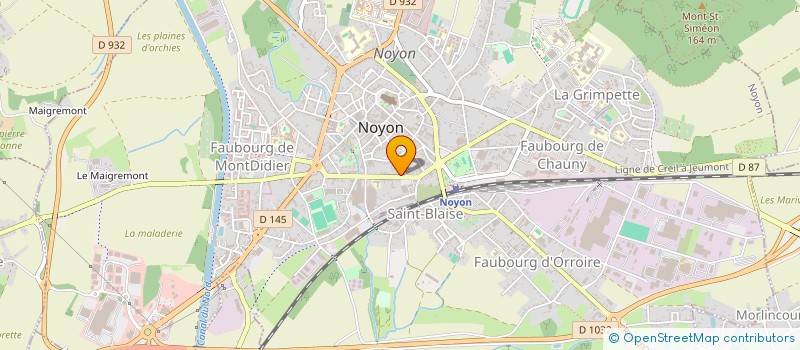 localisation de l'entreprise GURELLE  NOYON