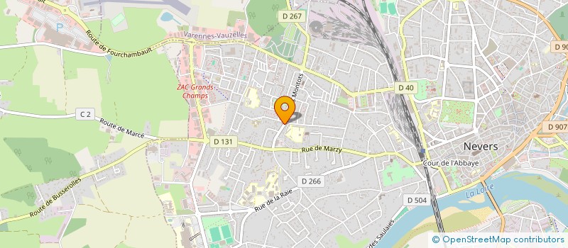 localisation de l'entreprise GURGOZ à NEVERS