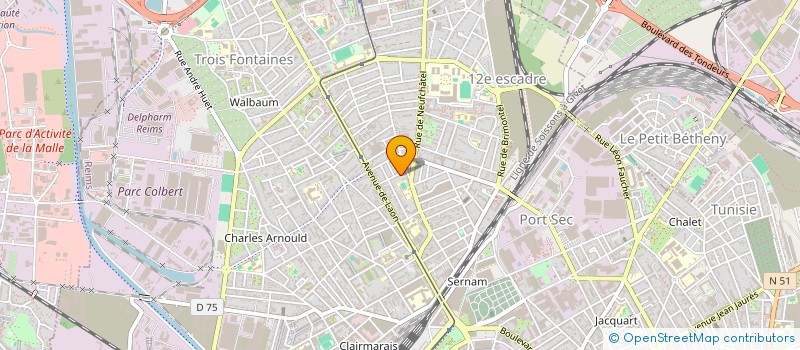 localisation de l'entreprise GURHEM AURELIEN  REIMS