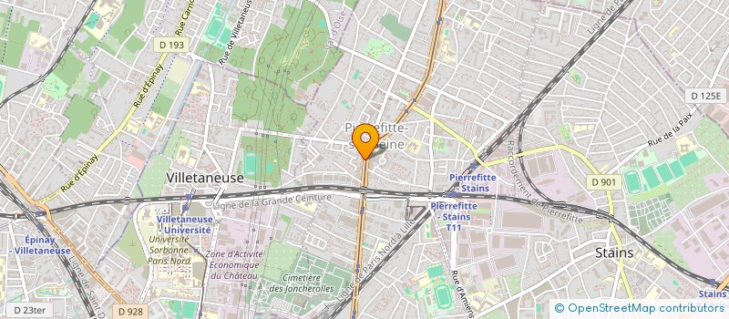localisation de l'entreprise GURKAN à PIERREFITTE-SUR-SEINE