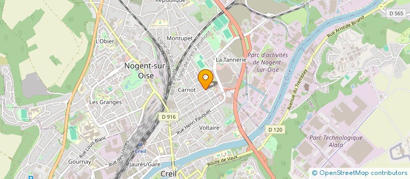 localisation de l'entreprise GURLEK  NOGENT-SUR-OISE