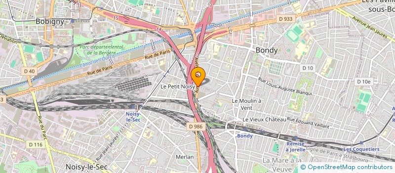 localisation de l'entreprise GURMAN à NOISY-LE-SEC