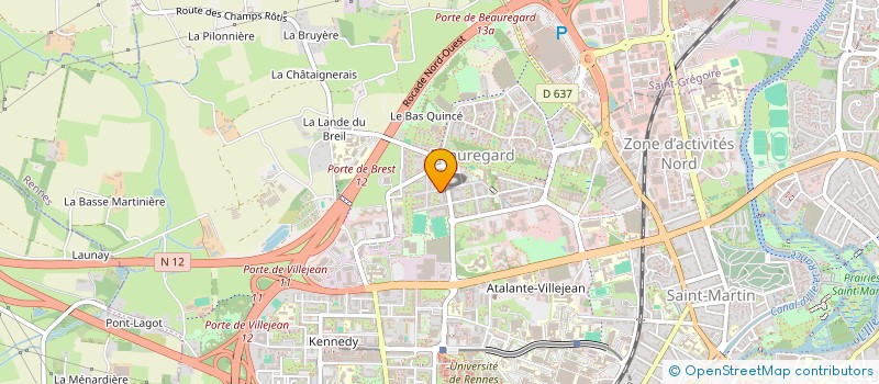 localisation de l'entreprise GURSAL INVEST  RENNES
