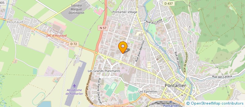 localisation de l'entreprise GURTNER à PONTARLIER