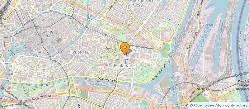 localisation de l'entreprise GURUBAY à STRASBOURG
