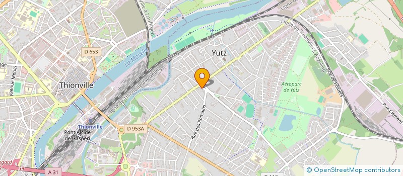 localisation de l'entreprise GURY-SCHAEDGEN-HAUFMAN-HENRY-CAILLO...  YUTZ