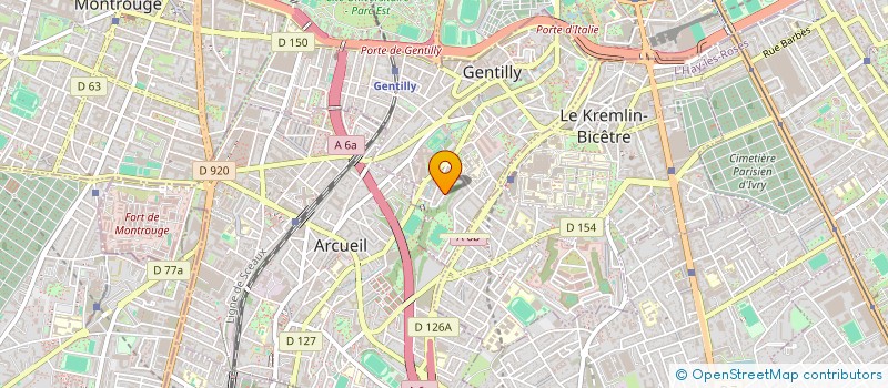 localisation de l'entreprise GUS BAD à GENTILLY