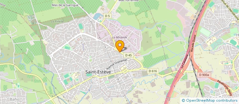 localisation de l'entreprise GUS ERGUN à SAINT-ESTEVE