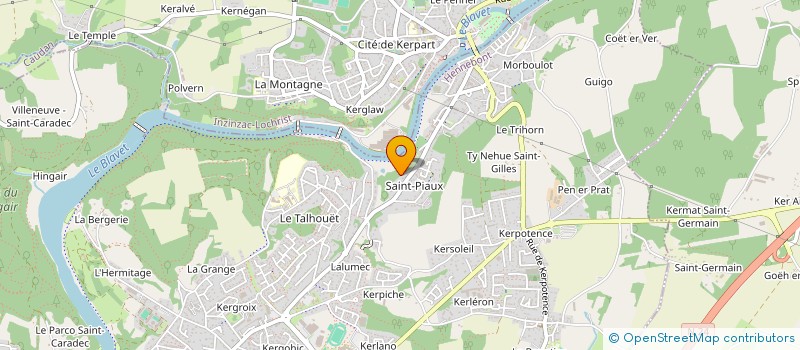 localisation de l'entreprise GUSAFRO  HENNEBONT