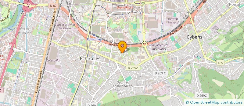 localisation de l'entreprise GUSAN SOLARMEI  ECHIROLLES