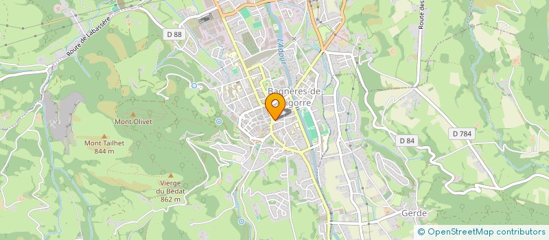 localisation de l'entreprise GUSCKA  BAGNERES-DE-BIGORRE