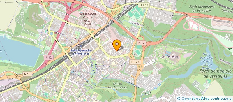 localisation de l'entreprise GUSFEL SA  GUYANCOURT