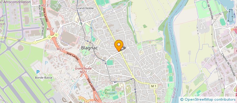 localisation de l'entreprise GUSMERVEILLES à BLAGNAC